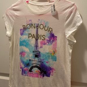NWT Bonjour Paris shirt